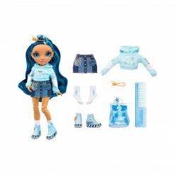 Rainbow High Junior High Skyler Bradshaw - 9-inch BLUE Fashion Doll With Accessories