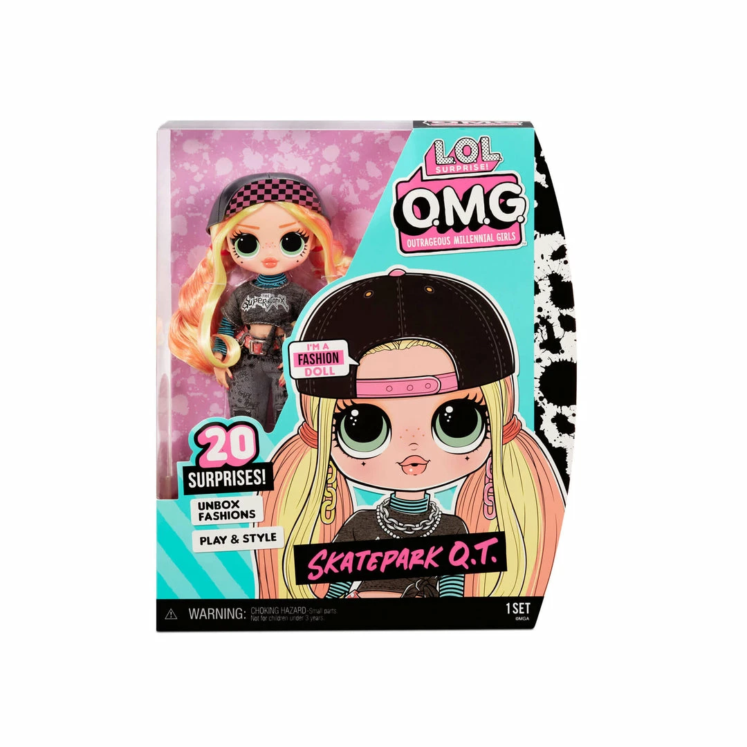 L.O.L. Surprise! Official Store New Releases LOL Surprise OMG Skatepark Q.T. Fashion Doll With 20 Surprises 8 L.O.L. Surprise! Official Store New Releases LOL Surprise OMG Skatepark Q.T. Fashion Doll With 20 Surprises