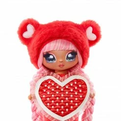 Na Na Na Surprise Valentina Moore - Red Teddy Bear-Inspired 7.5" Fashion Doll