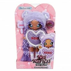 Na Na Na Surprise Eva Evermore - Lavender Teddy Bear-Inspired 7.5