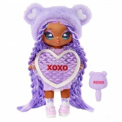 Na Na Na Surprise Eva Evermore - Lavender Teddy Bear-Inspired 7.5" Fashion Doll
