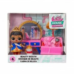L.O.L. Surprise! Official Store LOL Surprise Beauty Booth Playset With Her Majesty Collectible Doll And 8 Surprises