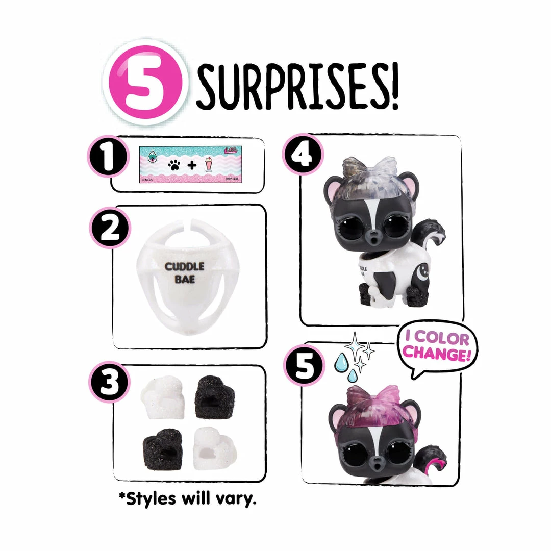 L.O.L. Surprise! Official Store LOL Surprise Glitter Color Change Pets With 5 Surprises 8 L.O.L. Surprise! Official Store LOL Surprise Glitter Color Change Pets With 5 Surprises