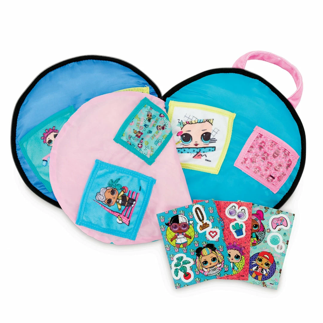 LOL Surprise 2-in-1 Round Storage Pillow The World Of LOL Surprise 4 LOL Surprise 2-in-1 Round Storage Pillow The World Of LOL Surprise