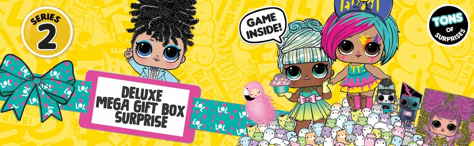 LOL Surprise Deluxe Mega Gift Box Surprise Series 2 – Mystery Gift Box With 35+ Surprises And Over $65 Value Collectible Dolls 6 LOL Surprise Deluxe Mega Gift Box Surprise Series 2 – Mystery Gift Box With 35+ Surprises And Over $65 Value Collectible Dolls