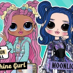 LOL Surprise OMG Moonlight B.B. Fashion Doll - Dress Up Doll Set With 20 Surprises