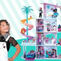 LOL Surprise OMG House Of Surprises – New Real Wood Doll House With 85+ Surprises Best Sellers