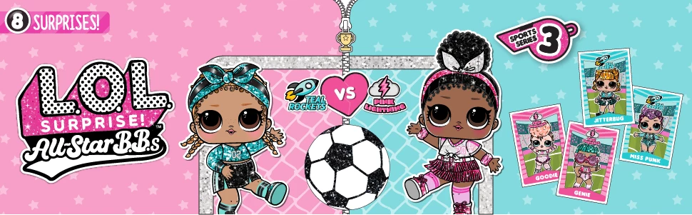 Collectible Dolls LOL Surprise All-Star B.B.s Sports Series 3 Soccer Team Sparkly Dolls With 8 Surprises 11 Collectible Dolls LOL Surprise All-Star B.B.s Sports Series 3 Soccer Team Sparkly Dolls With 8 Surprises