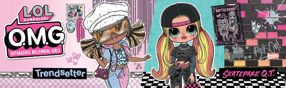 L.O.L. Surprise! Official Store New Releases LOL Surprise OMG Skatepark Q.T. Fashion Doll With 20 Surprises 9 L.O.L. Surprise! Official Store New Releases LOL Surprise OMG Skatepark Q.T. Fashion Doll With 20 Surprises