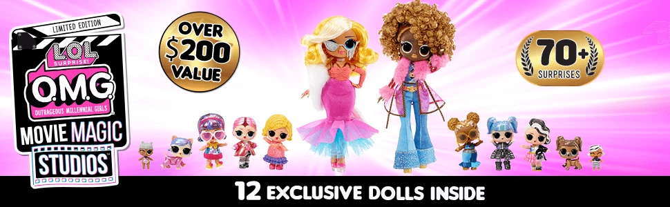 Sale LOL Surprise OMG Movie Magic Studios With 70+ Surprises To Unbox, Including 12 Dolls 9 Sale LOL Surprise OMG Movie Magic Studios With 70+ Surprises To Unbox, Including 12 Dolls
