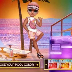 Rainbow High Color Change Pool & Beach Club Playset