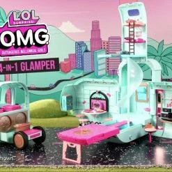 Sale LOL Surprise OMG 4-in-1 Glamper Fashion Camper With 55+ Surprises-Electric Blue